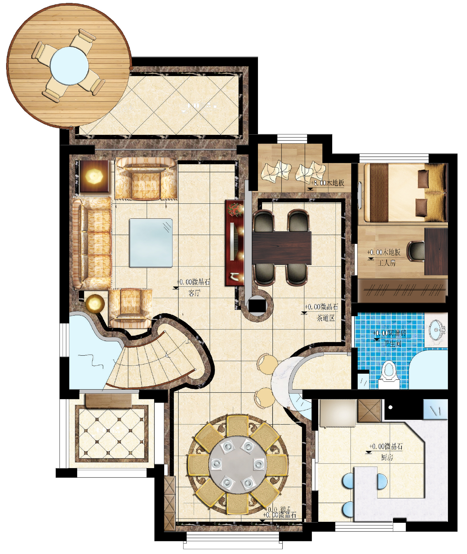 一楼平面布置图 